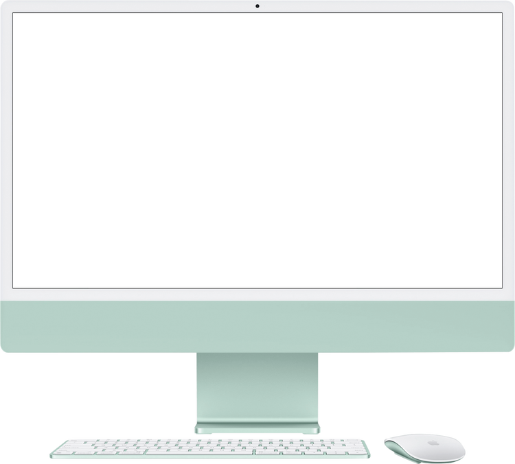 iMac mockup